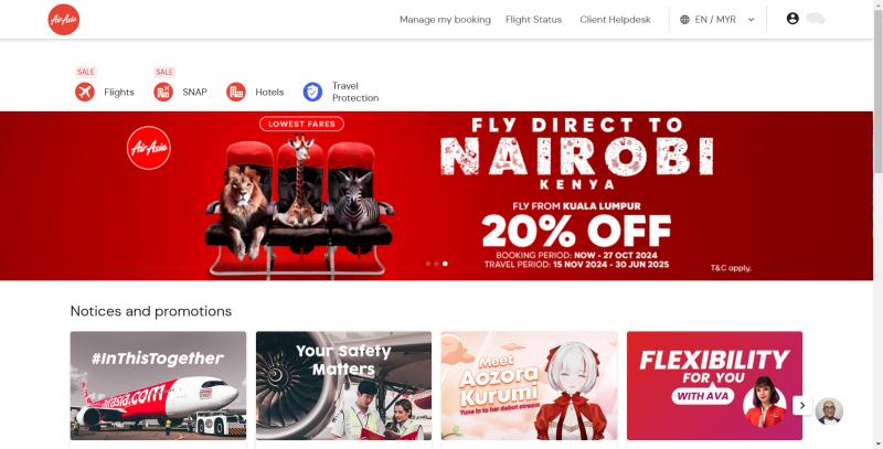 AirAsia B2B Flight Booking System